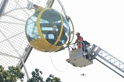 江苏省市场监管局开展大型游乐设施消防应急救援演练 筑牢安全防线